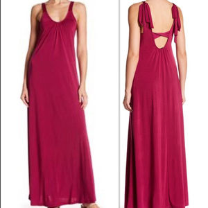 Vanity Room Berry Maxi Dress